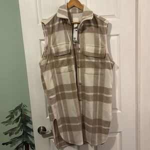 H&M Plaid Sweater Vest